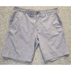 Under Armour Shorts Mens 38 Heatgear Gray Loose Fit Lightweight Chinos Golf